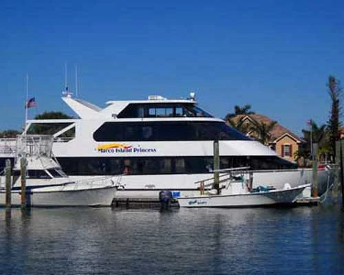 The Marco Island Princess docked at Rose Marina